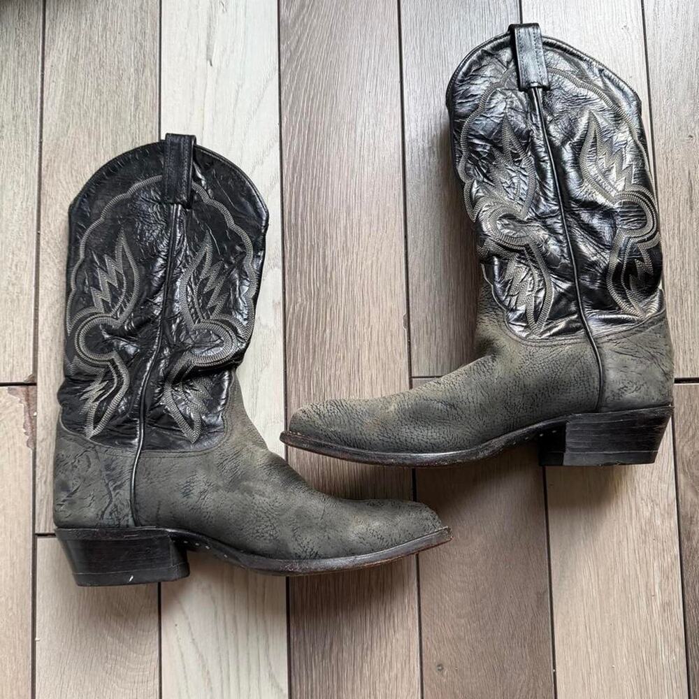 Tony lama vintage distressed western